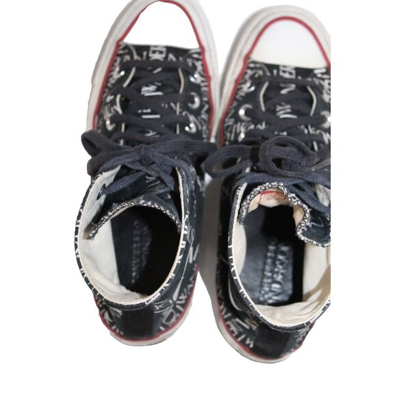Converse Chuck 70 Hi Grid JW Anderson Black Insign Mens 5 Sneakers 160807C - Picture 10 of 11